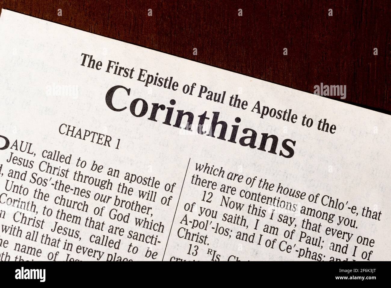 First epistle of paul the apostle to the corinthians hires stock