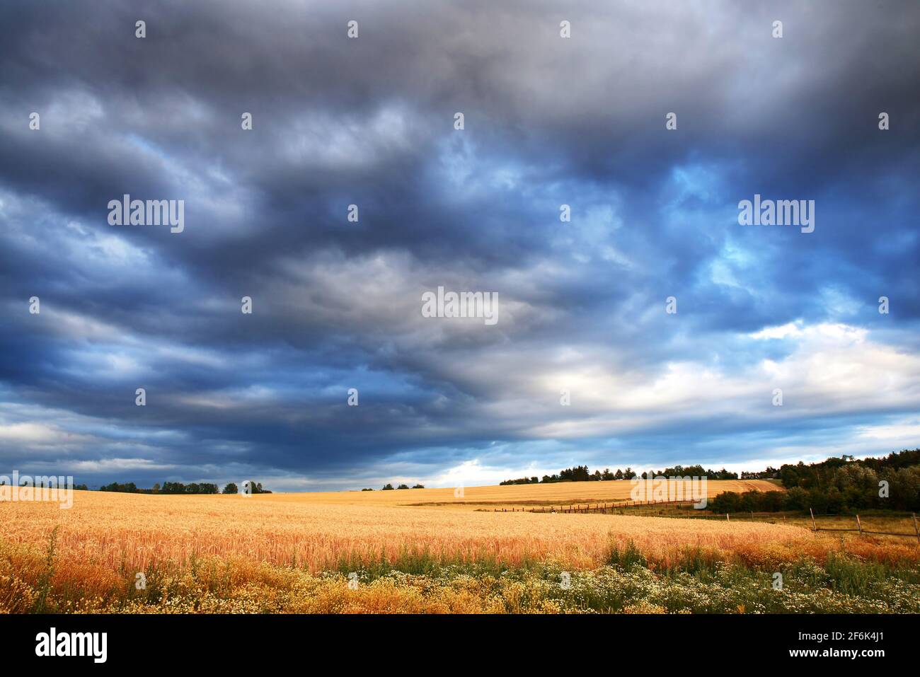 Rural landscape stormy weather hi-res stock photography and images - Alamy
