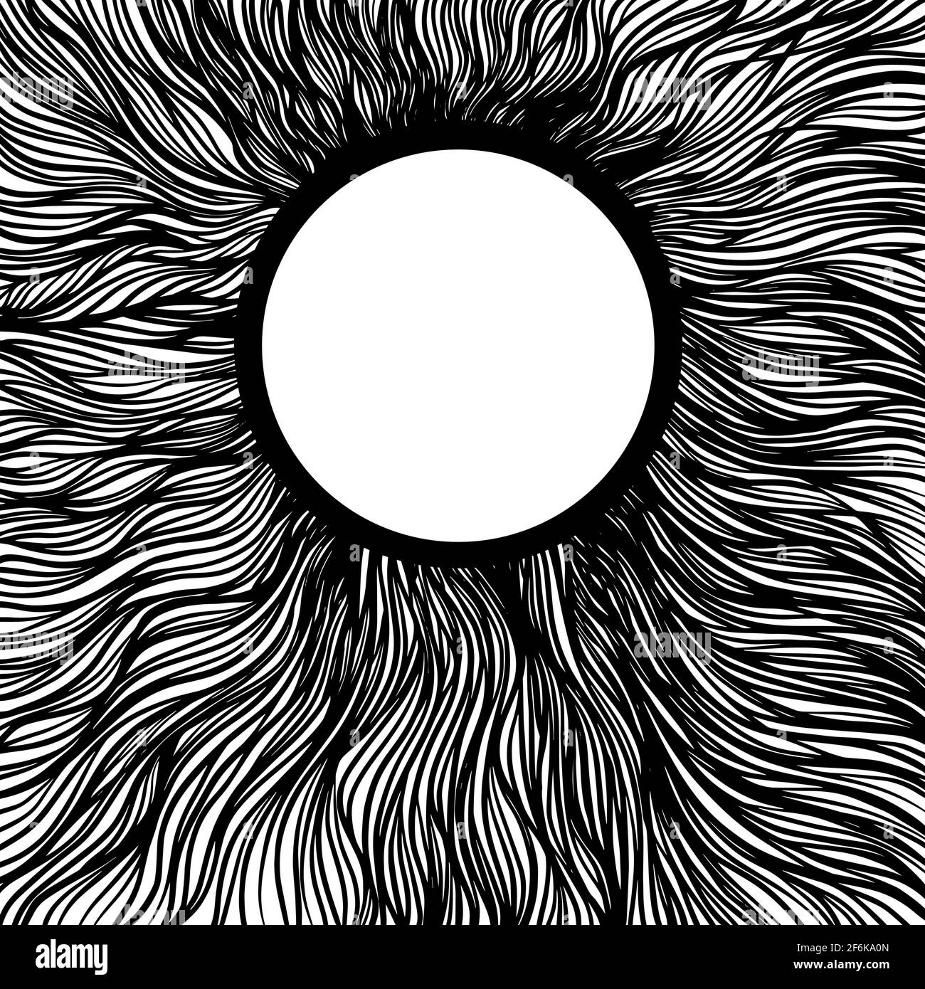 Yellow background. Solar graphic rays. Vector illustration Stock Vector ...