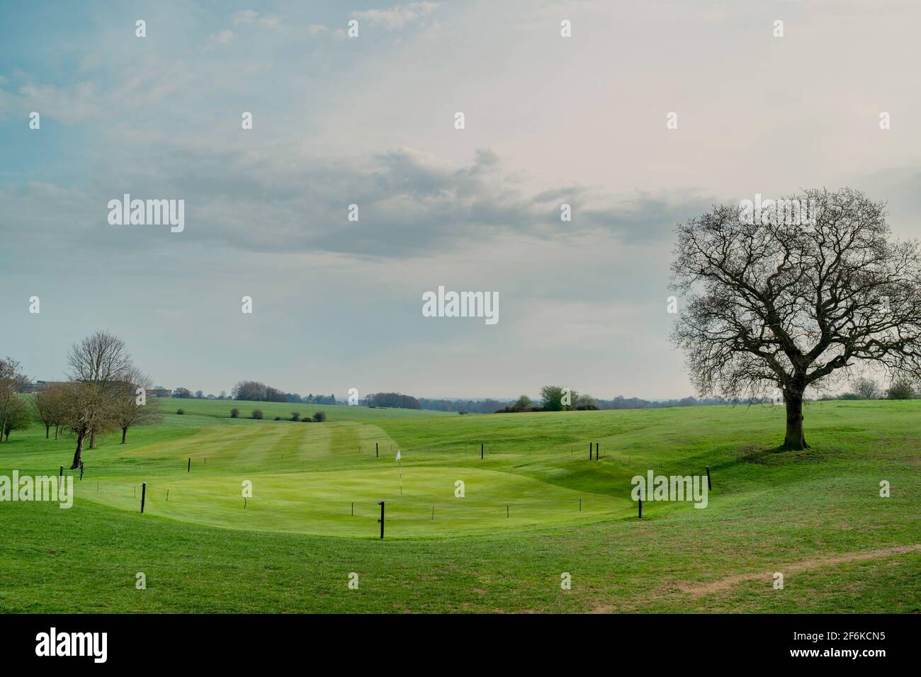 The Westwood public park and public golf course on a fine spring