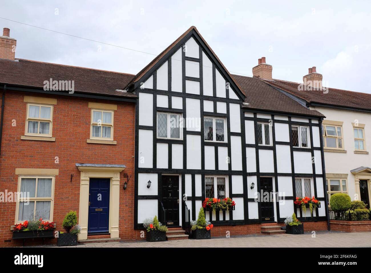 Welsh Row at  Nantwich in Cheshire Stock Photo