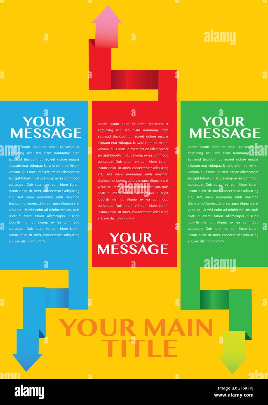 Excel Ribbon Infographic Infographic background design ribbons hi-res stock photography and ...