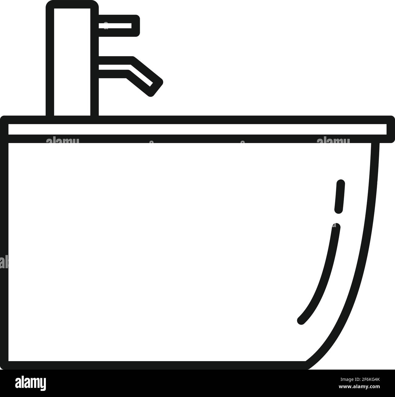 Clean bidet icon, outline style Stock Vector Image & Art - Alamy
