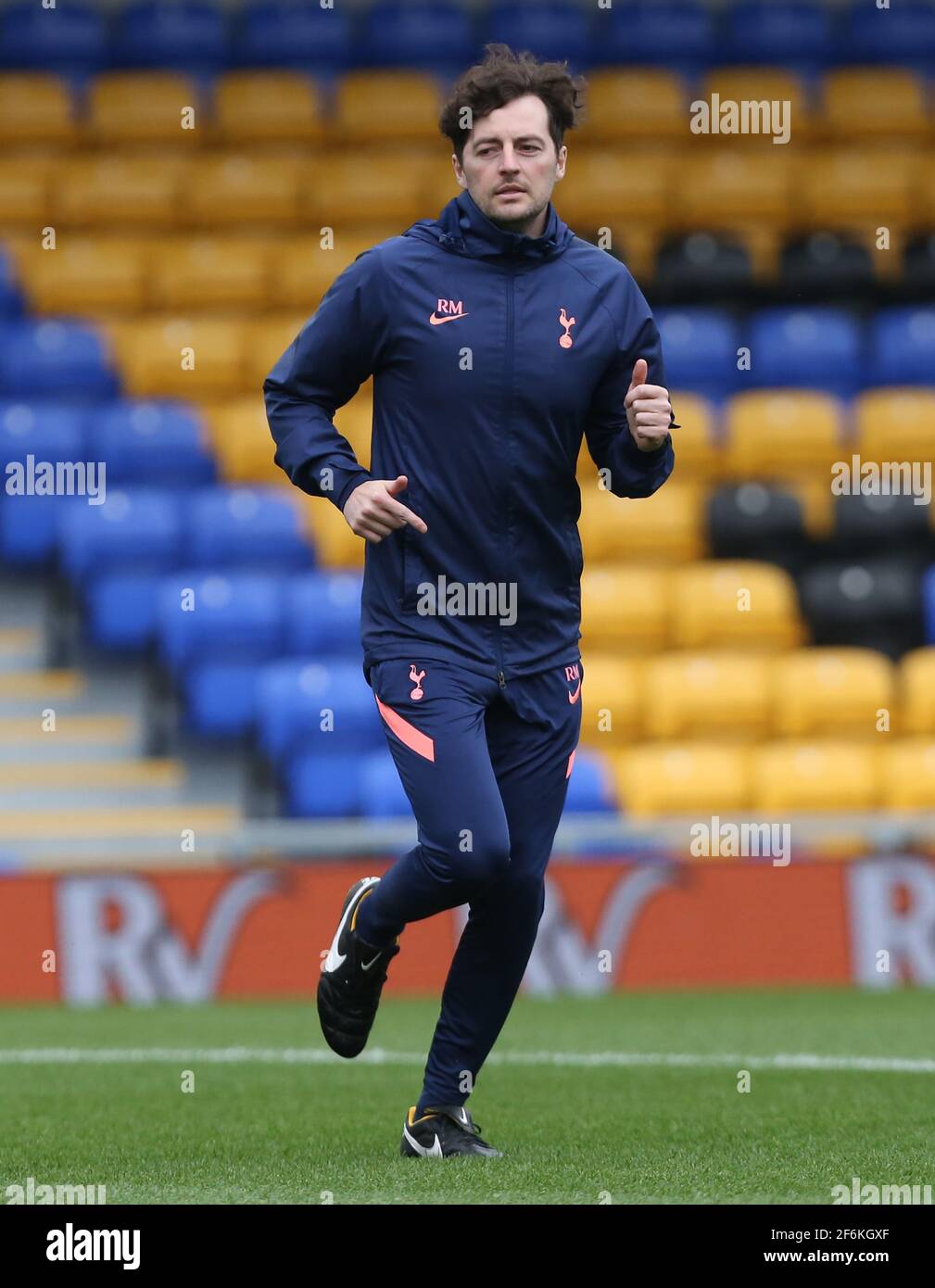 Wimbledon England March 31 Ryan Mason Of Tottenham Hotspur During Fa Youth Cup Fourth Round Proper Between Afc Wimbledon And Tottenham Hotspur At Stock Photo Alamy