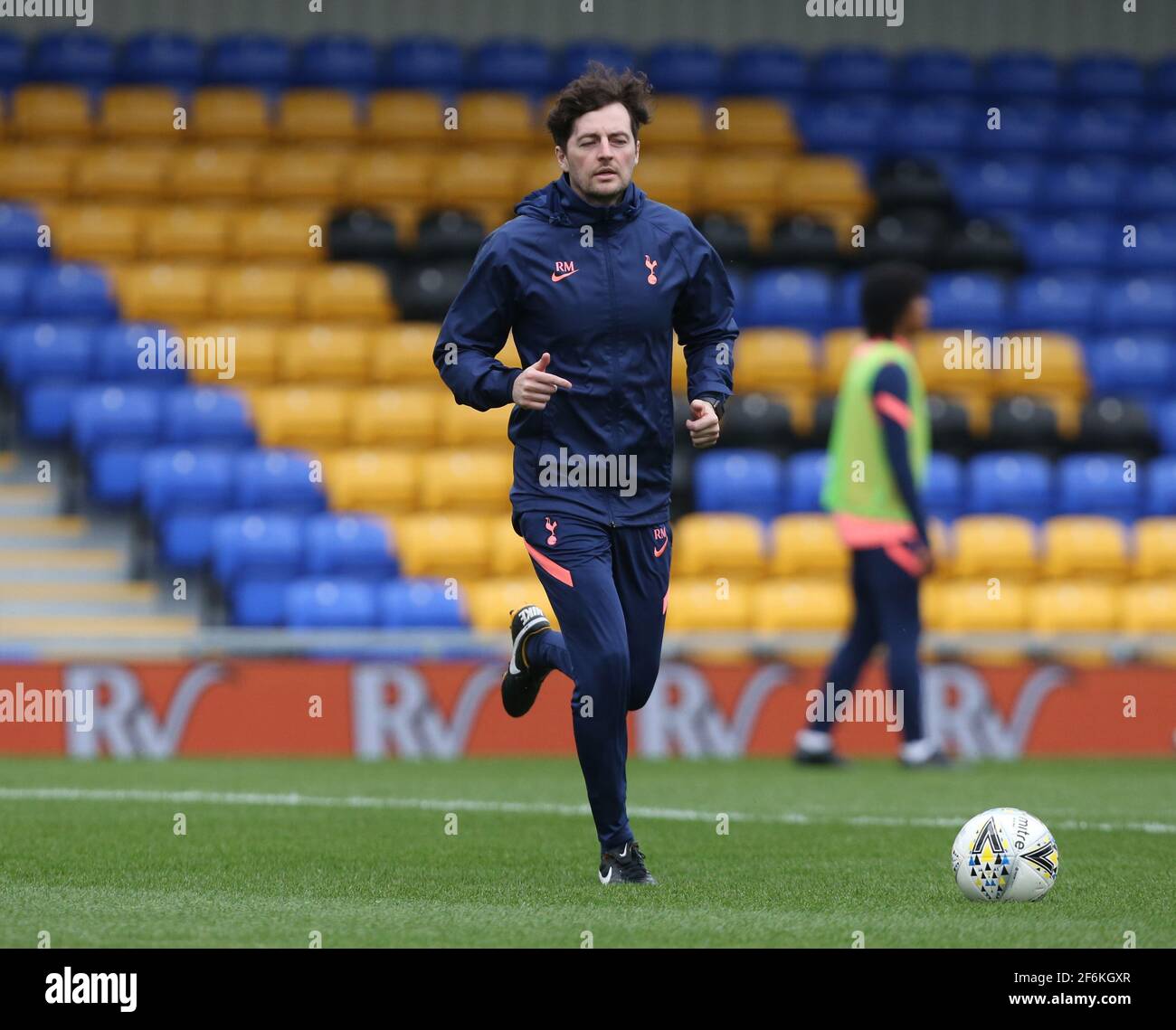 Wimbledon England March 31 Ryan Mason Of Tottenham Hotspur During Fa Youth Cup Fourth Round Proper Between Afc Wimbledon And Tottenham Hotspur At Stock Photo Alamy