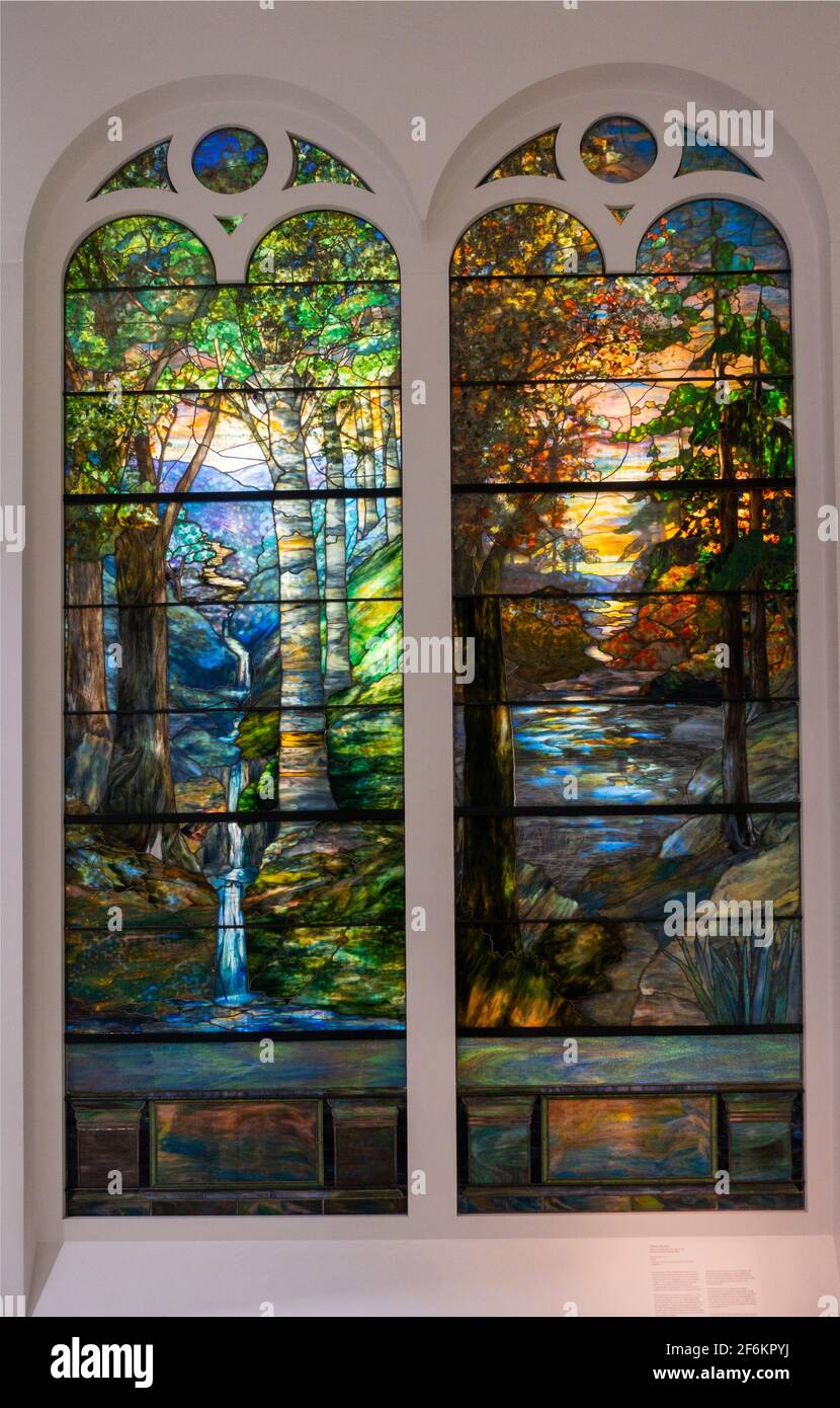 Tiffany glass exhibit hires stock photography and images Alamy