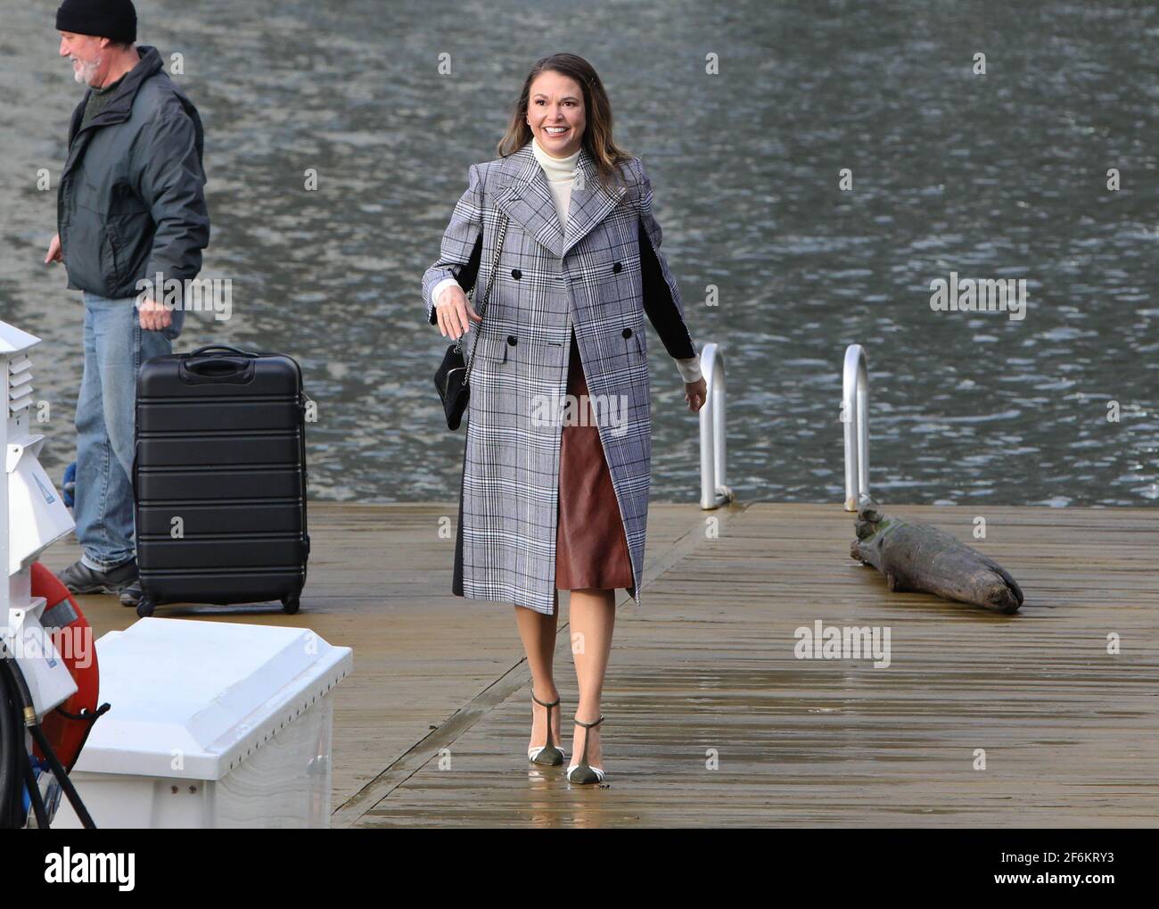New York NY 20201114 Sutton Foster on the set of Younger in