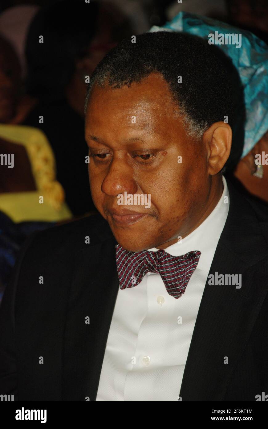 Henry Odein Ajumogobia, Nigerian lawyer, Minister of State for Petroleum Resources, Minister of Foreign Affairs. Stock Photo