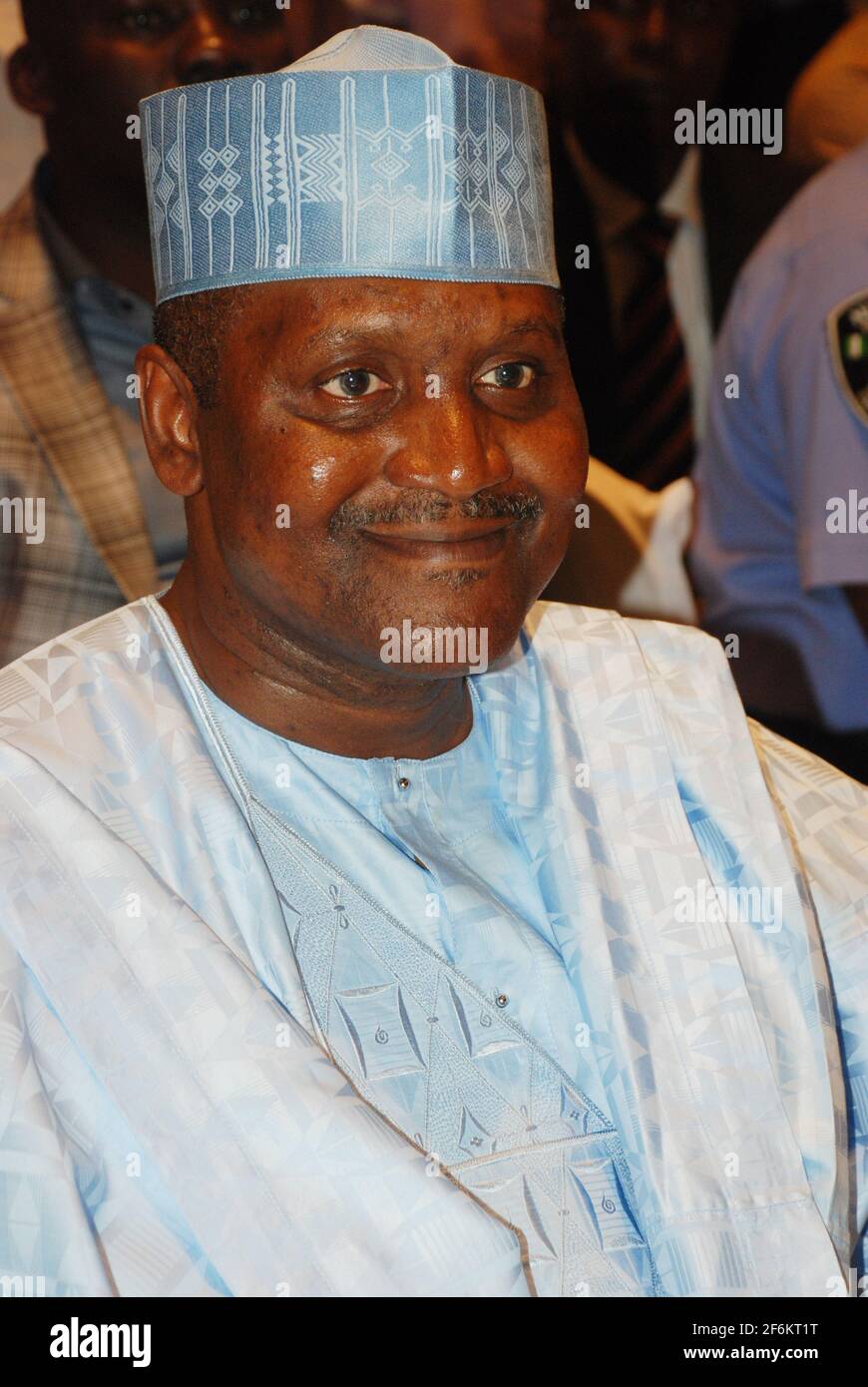 Aliko Dangote, a Nigerian billionaire business magnate, the wealthiest person in Africa. Stock Photo