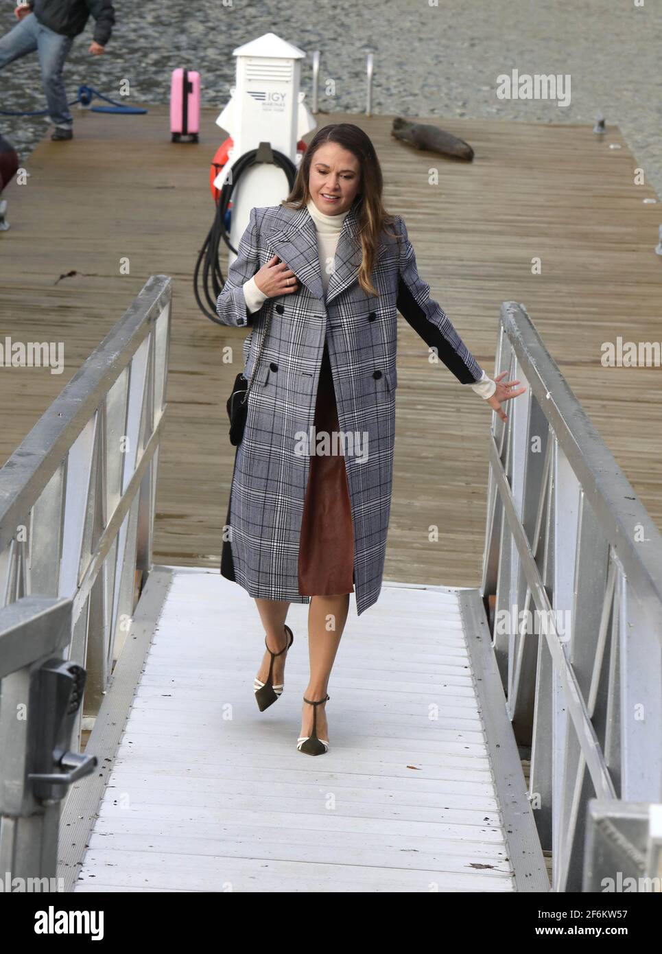 New York NY 20201114 Sutton Foster on the set of Younger in