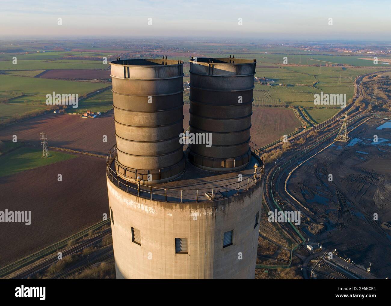 West Burton Power Station Stock Photo Alamy