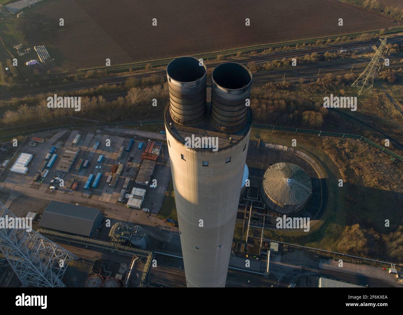West Burton Power Station Stock Photo Alamy
