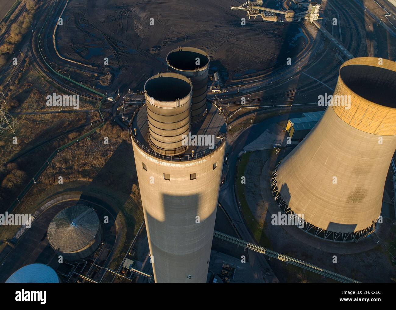 West Burton Power Station Stock Photo Alamy
