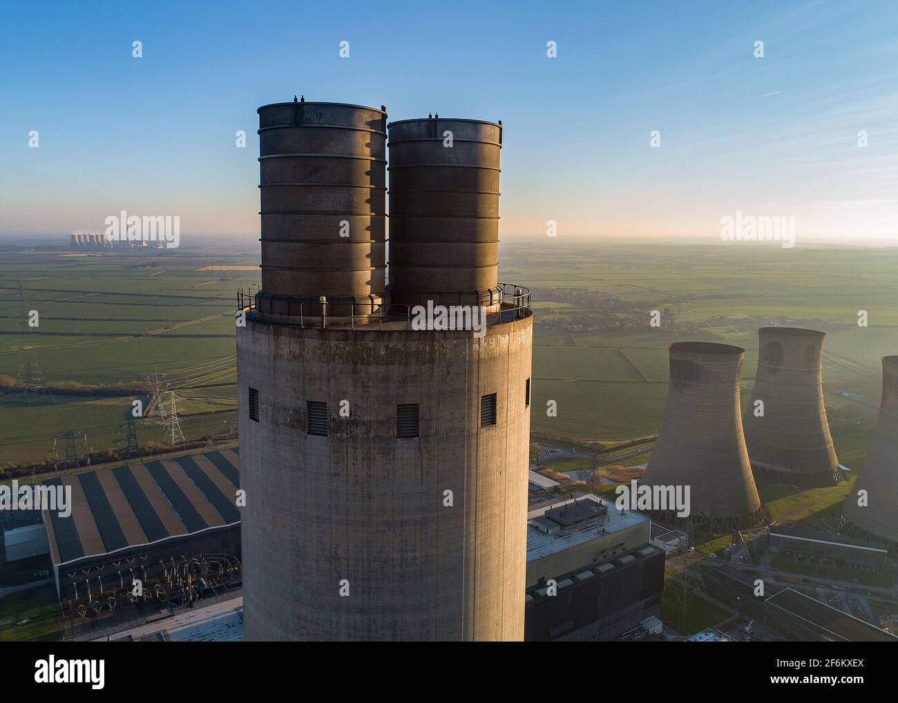 West Burton Power Station Stock Photo Alamy