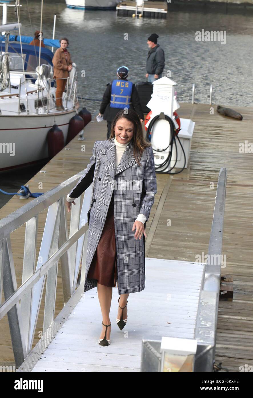 New York NY 20201114 Sutton Foster on the set of Younger in