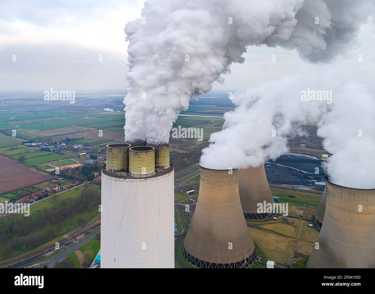 Cottam Power Station near Retford Stock Photo - Alamy