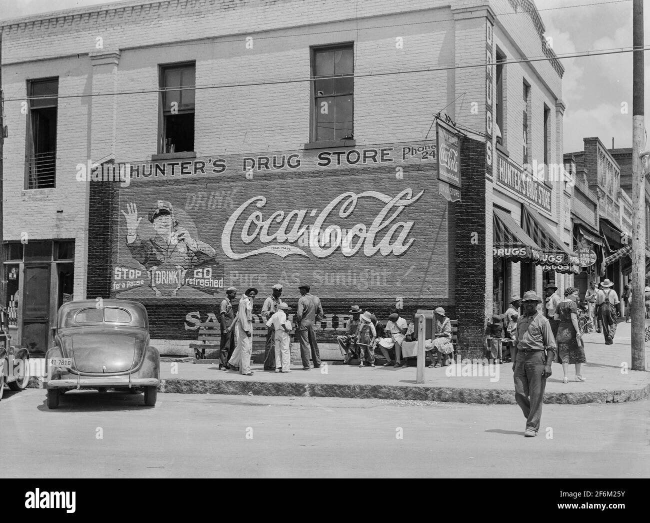 Coca cola billboard Black and White Stock Photos & Images Alamy