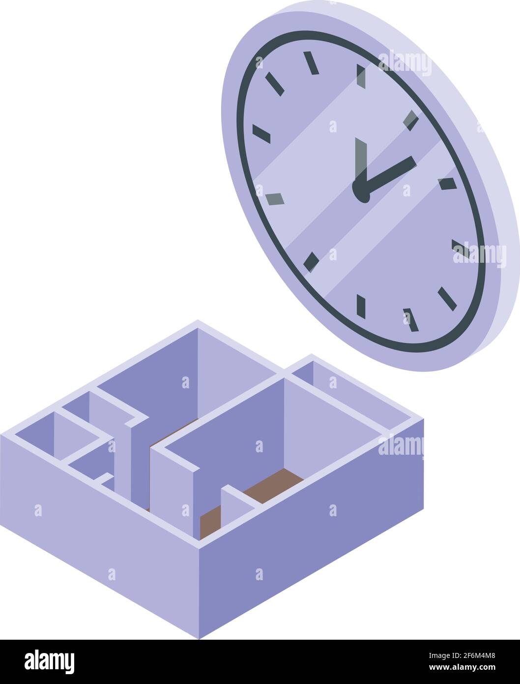 Office rent icon. Isometric of Office rent vector icon for web design ...