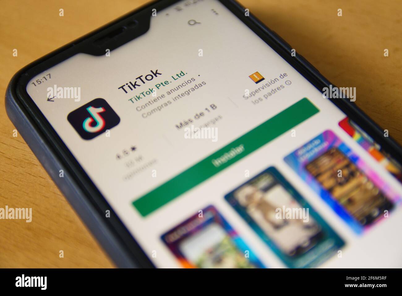 Tiktok Page Hi res Stock Photography And Images Alamy