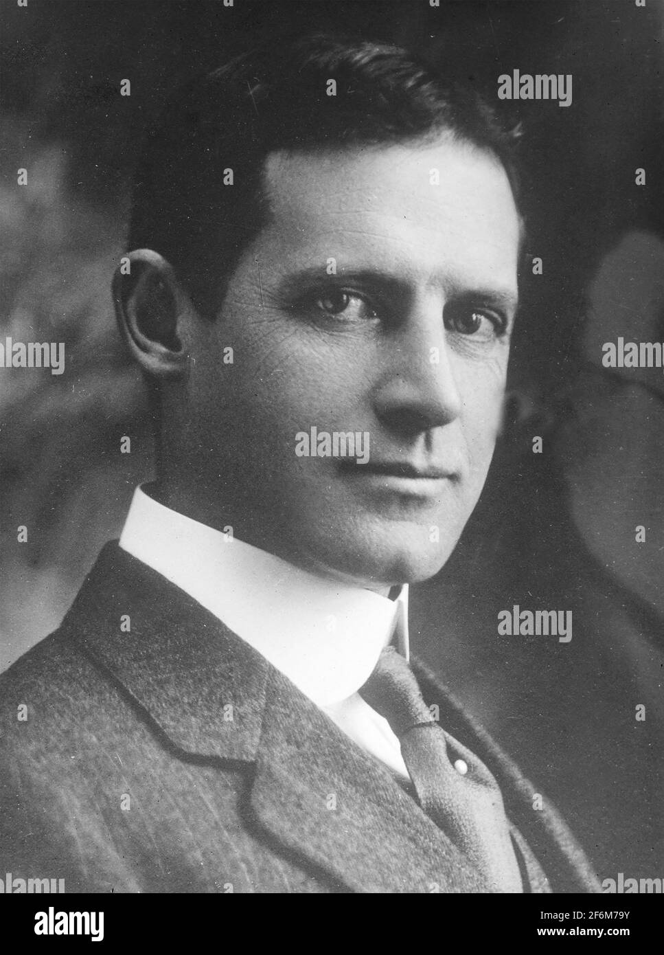 RAYNAL BOLLING (1877-1918)  Lawyer, US Army pilot. Bolling Airforce Base  is named after him.Photo dated 1918 Stock Photo