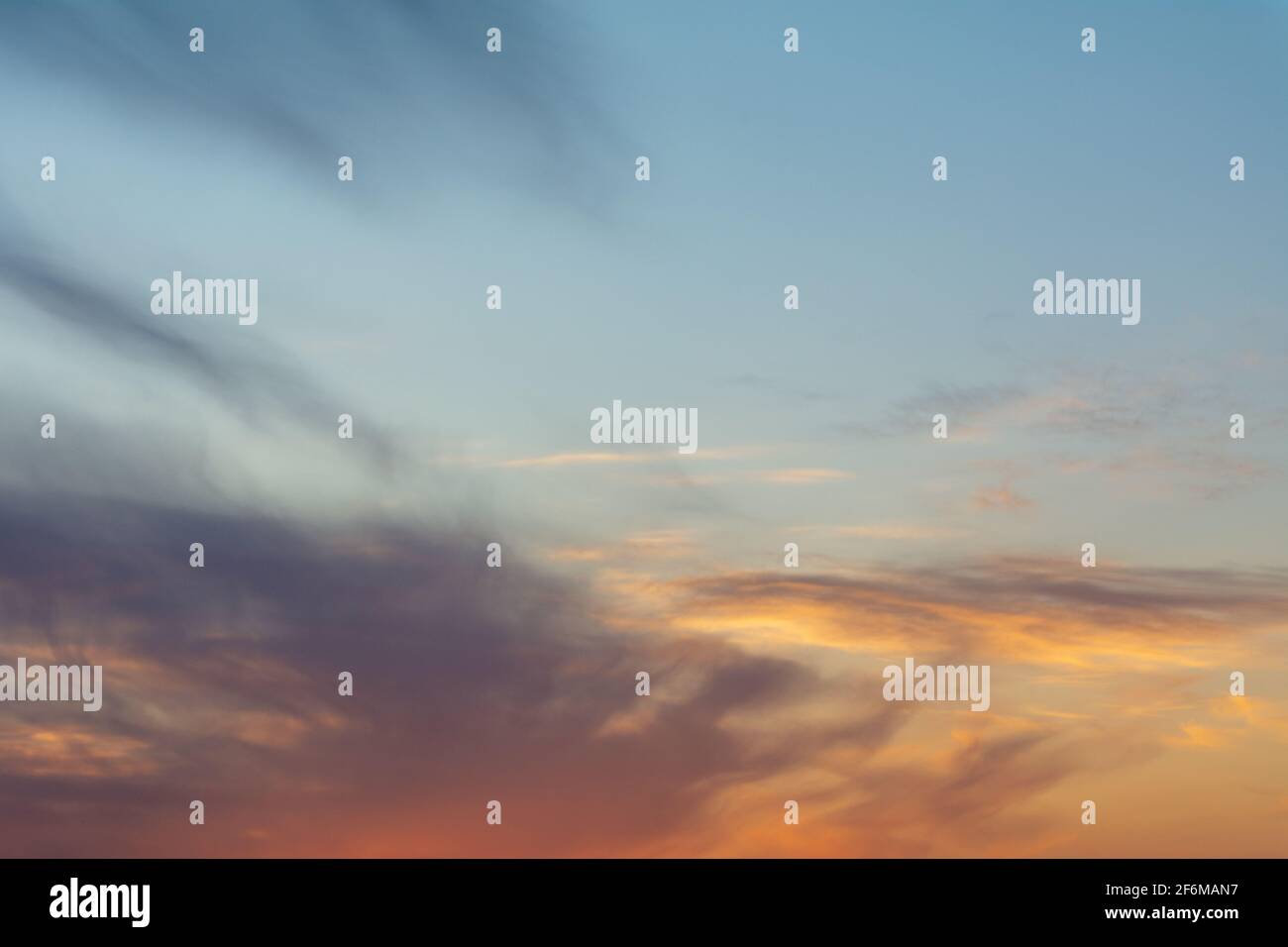 Colorful sky at sunset, background Stock Photo - Alamy