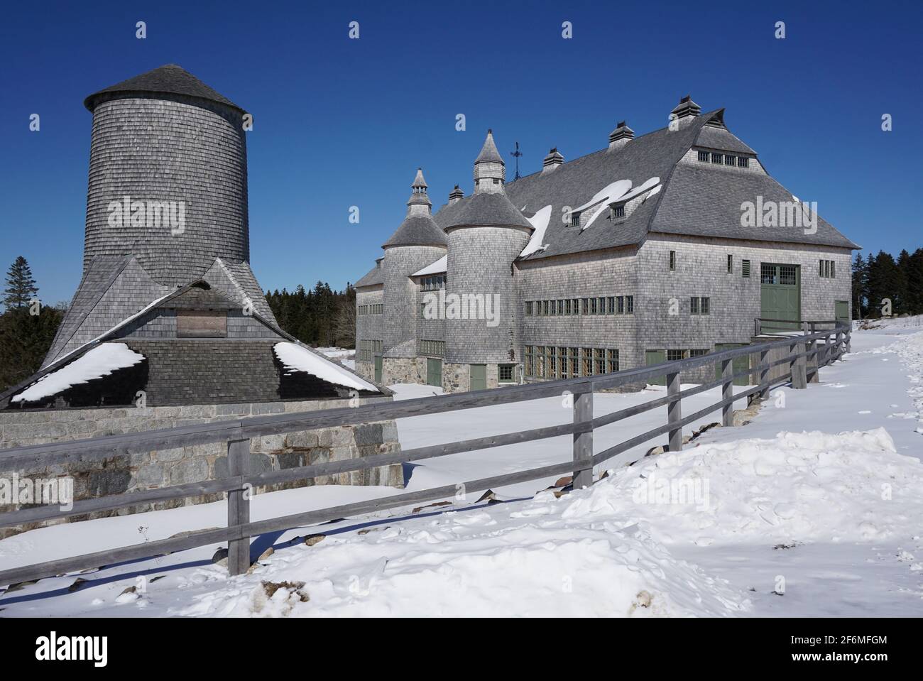 The Barn, Ministers Island, New Brunswick Canada Stock Photo Alamy