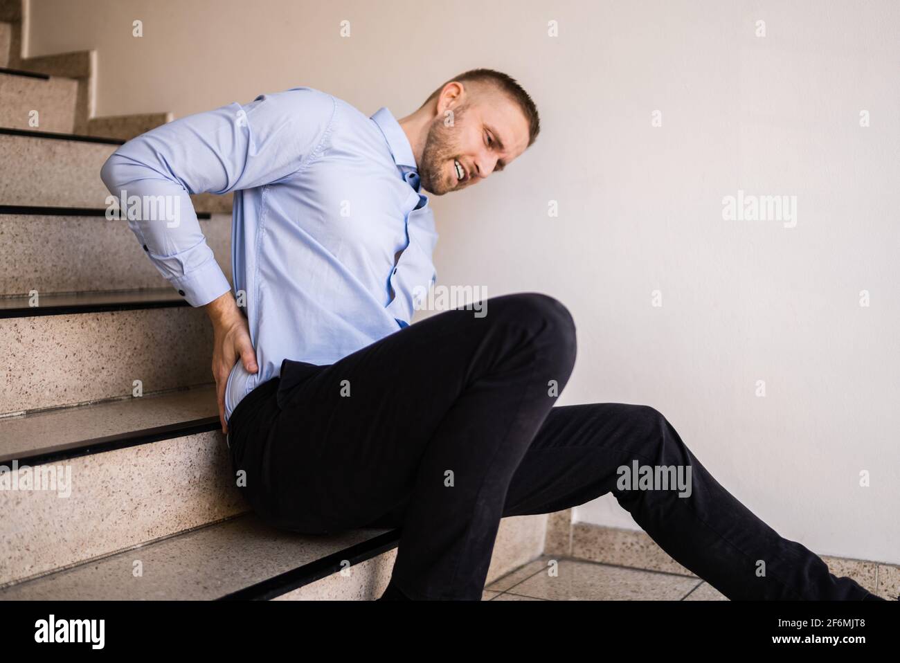 Man falling down stairs hires stock photography and images Alamy