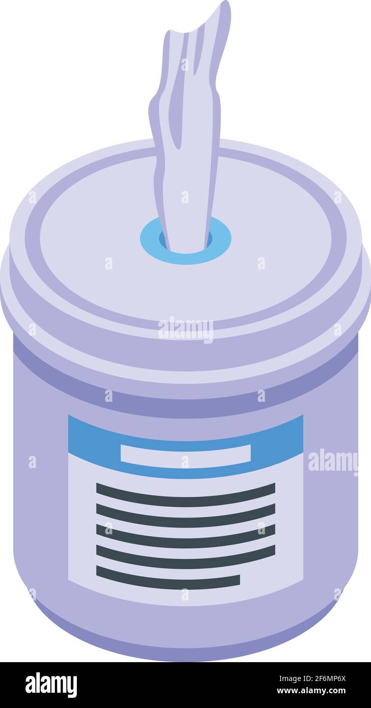 Screen wipes icon. Isometric of Screen wipes vector icon for web design ...