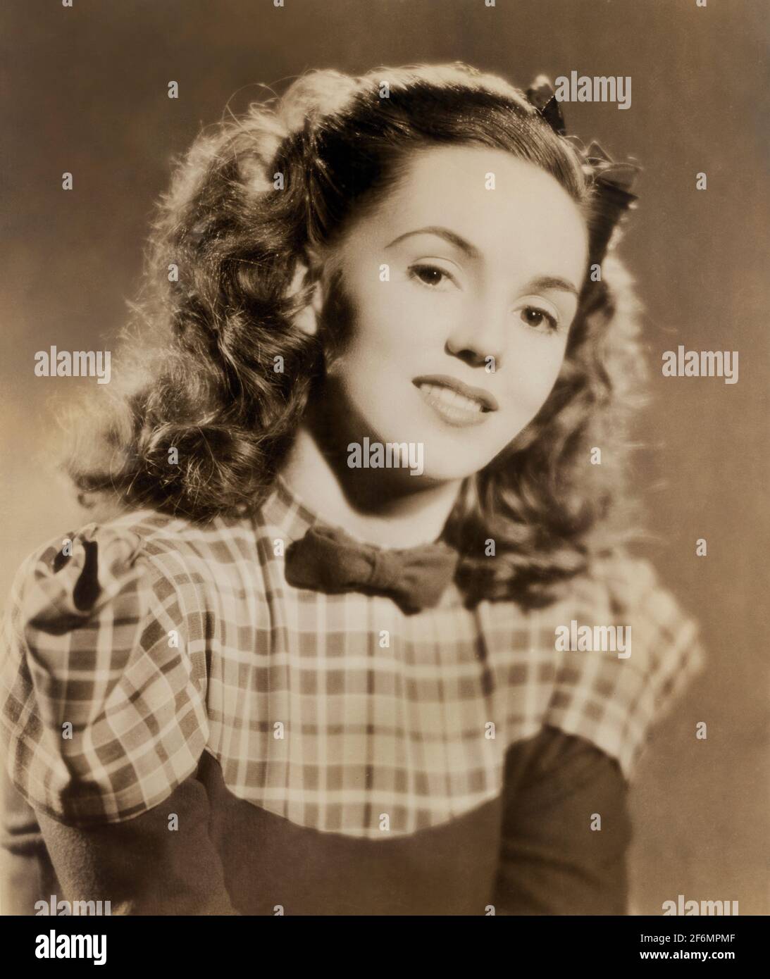 Carol Raye, Head and Shoulders Publicity Portrait for the Film, 'Springtime', Four Continents Films, Inc., 1947 Stock Photo