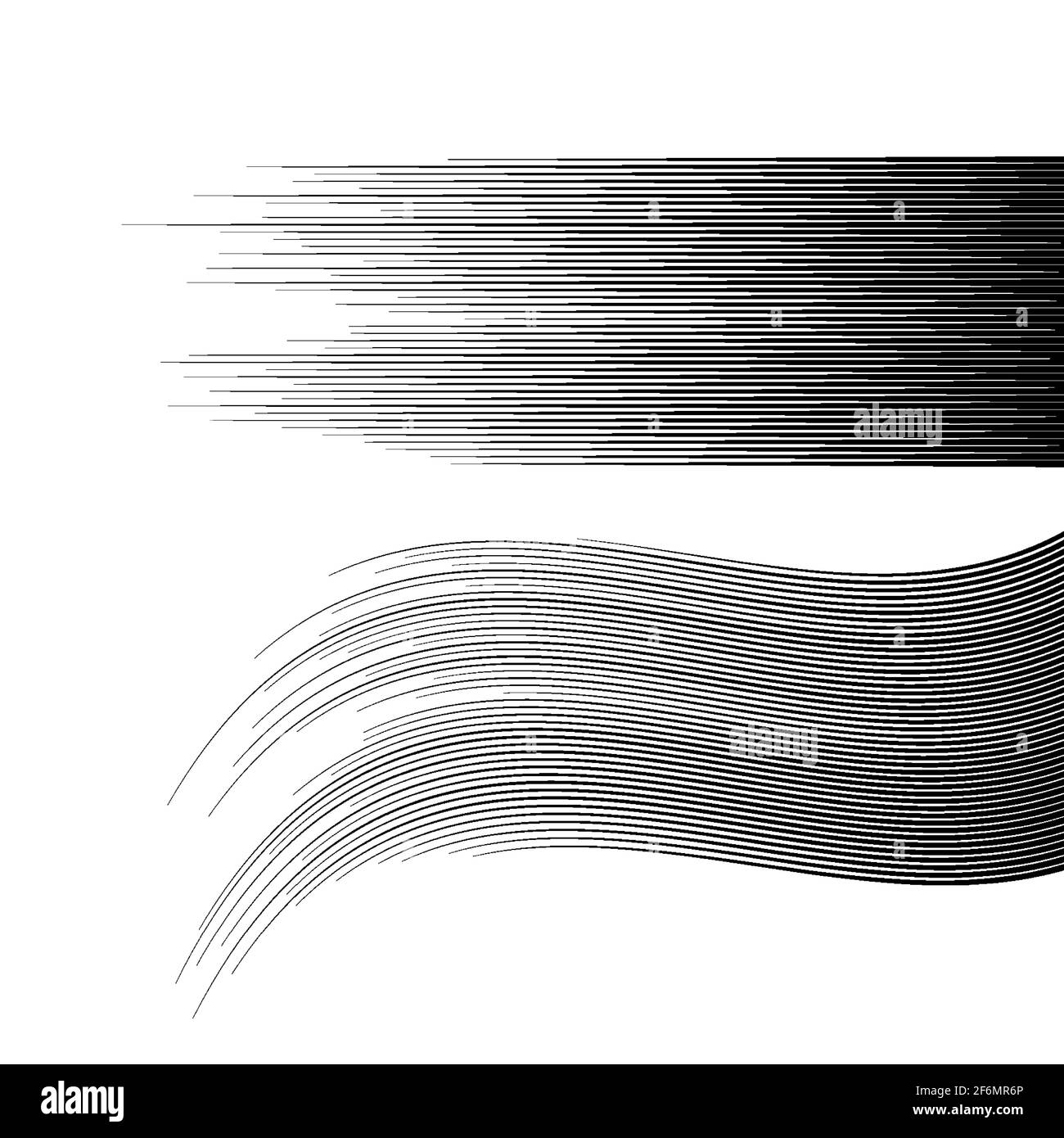 Set speed lines isolated set. Motion effect for your design. Black lines on  white background. Vector Stock Vector by ©daniilexe.gmail.com 203850556