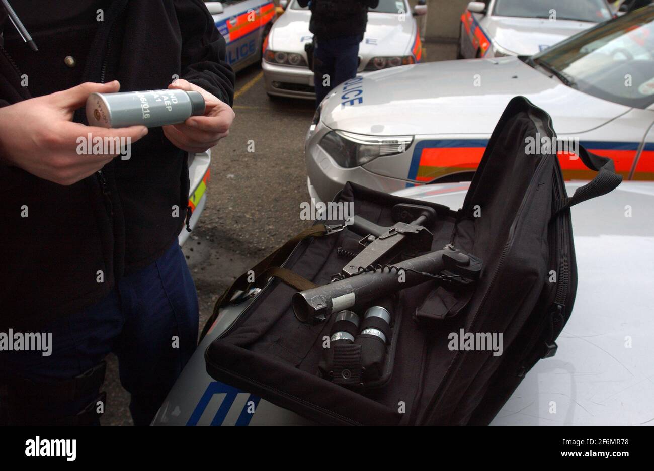 Police equipment hi-res stock photography and images - Alamy