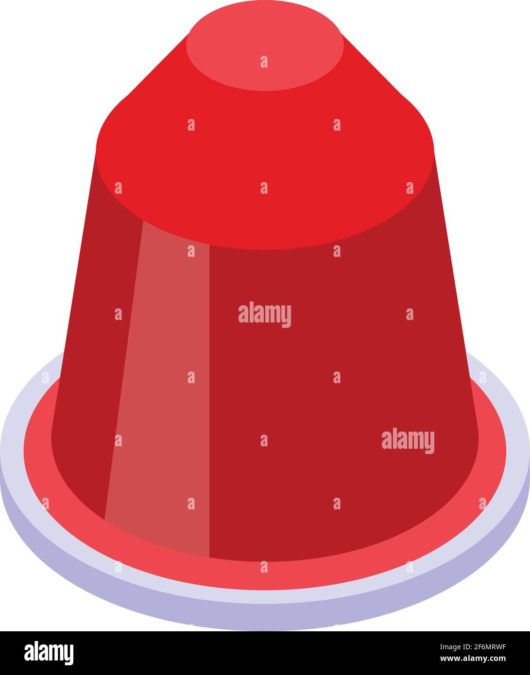 Coffee pod drink icon. Isometric of Coffee pod drink vector icon for