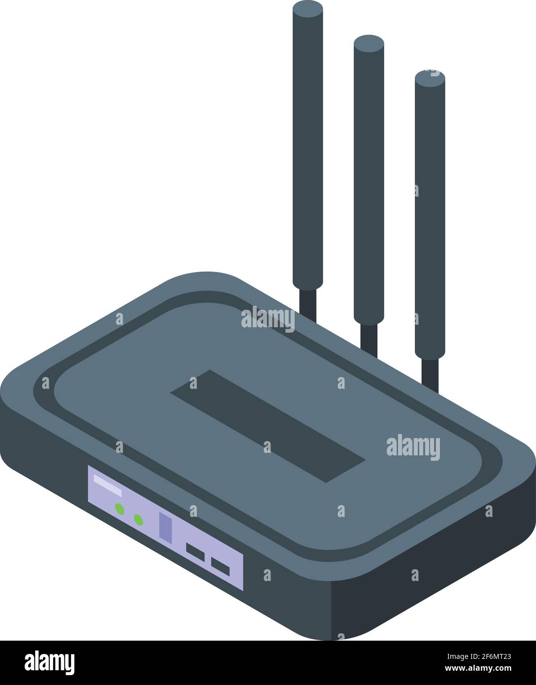 modem icon. Isometric of modem vector icon for web