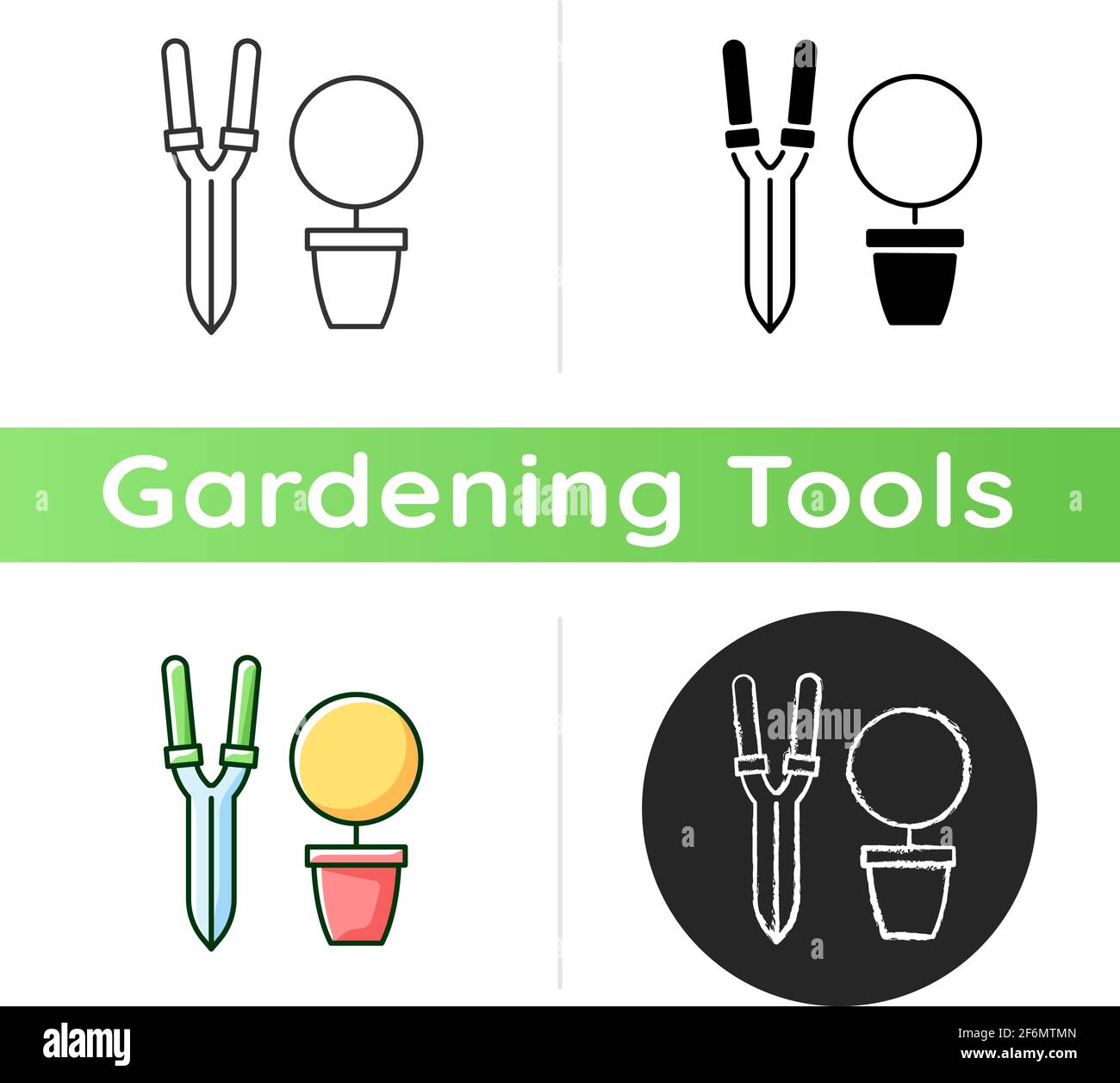 Pruning shears icon Stock Vector