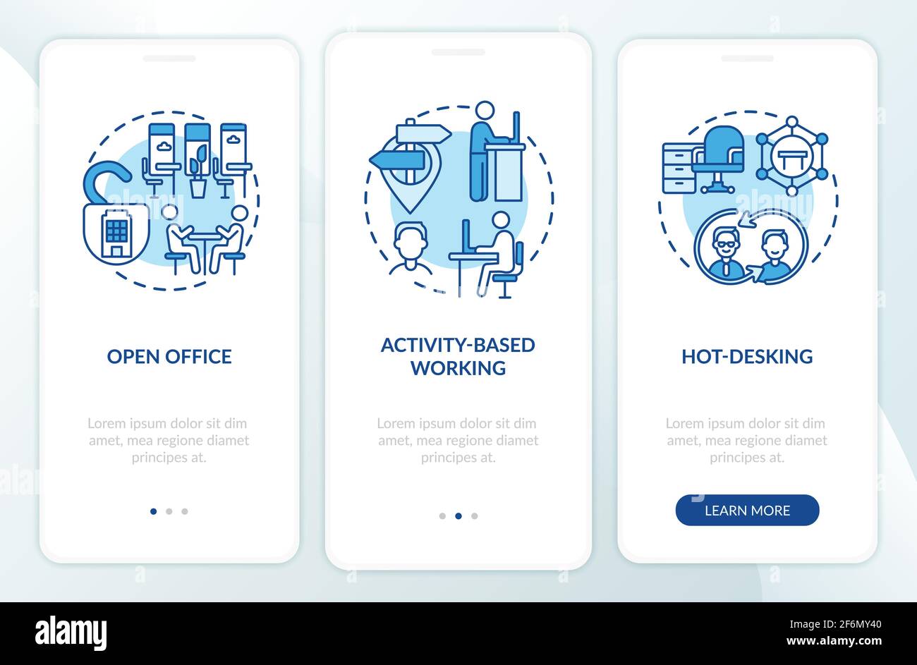 hotdesking-stock-vector-images-alamy