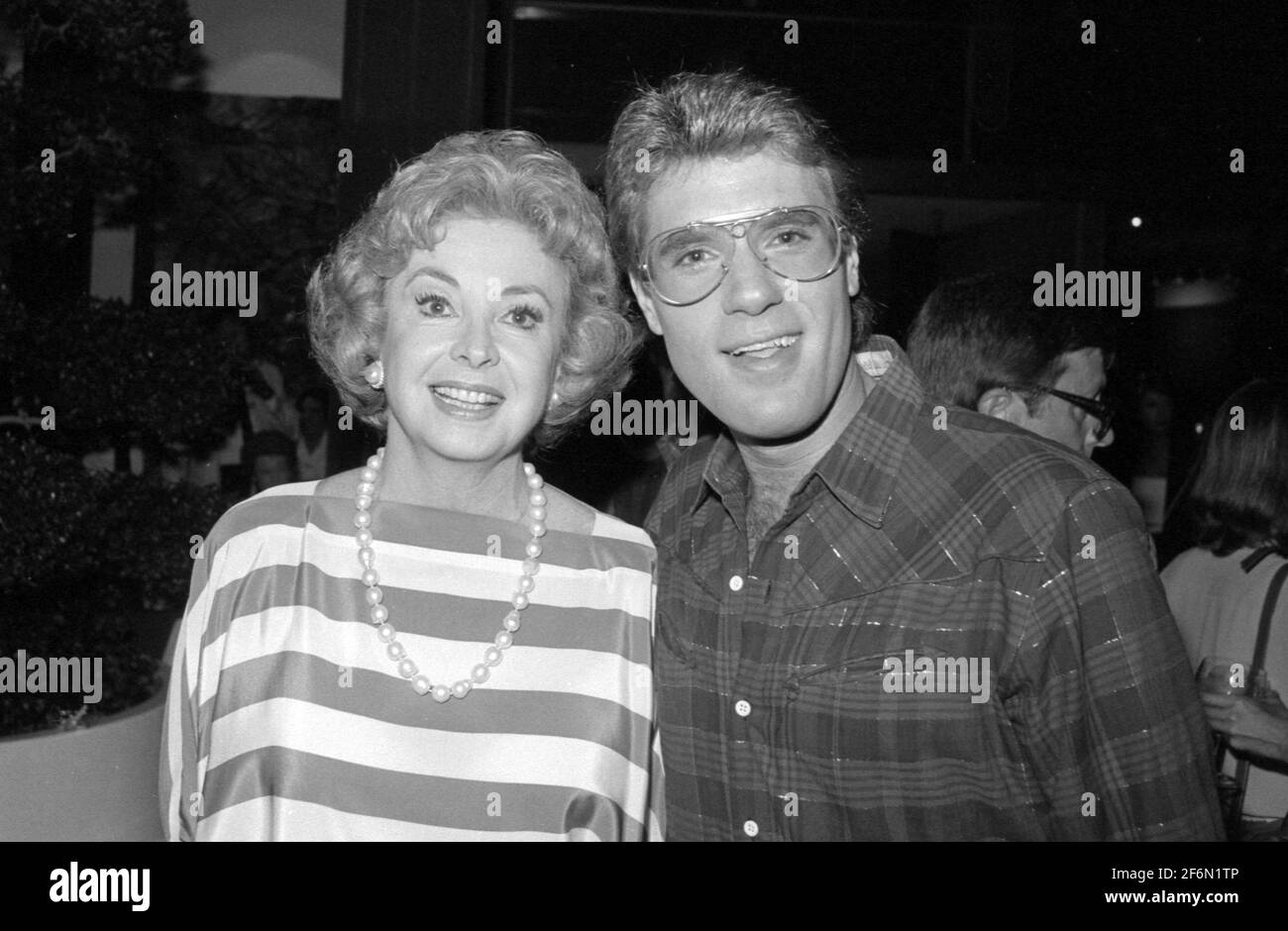 Audrey Meadows and Jim J. Bullock Circa 1980's Credit: Ralph Dominguez