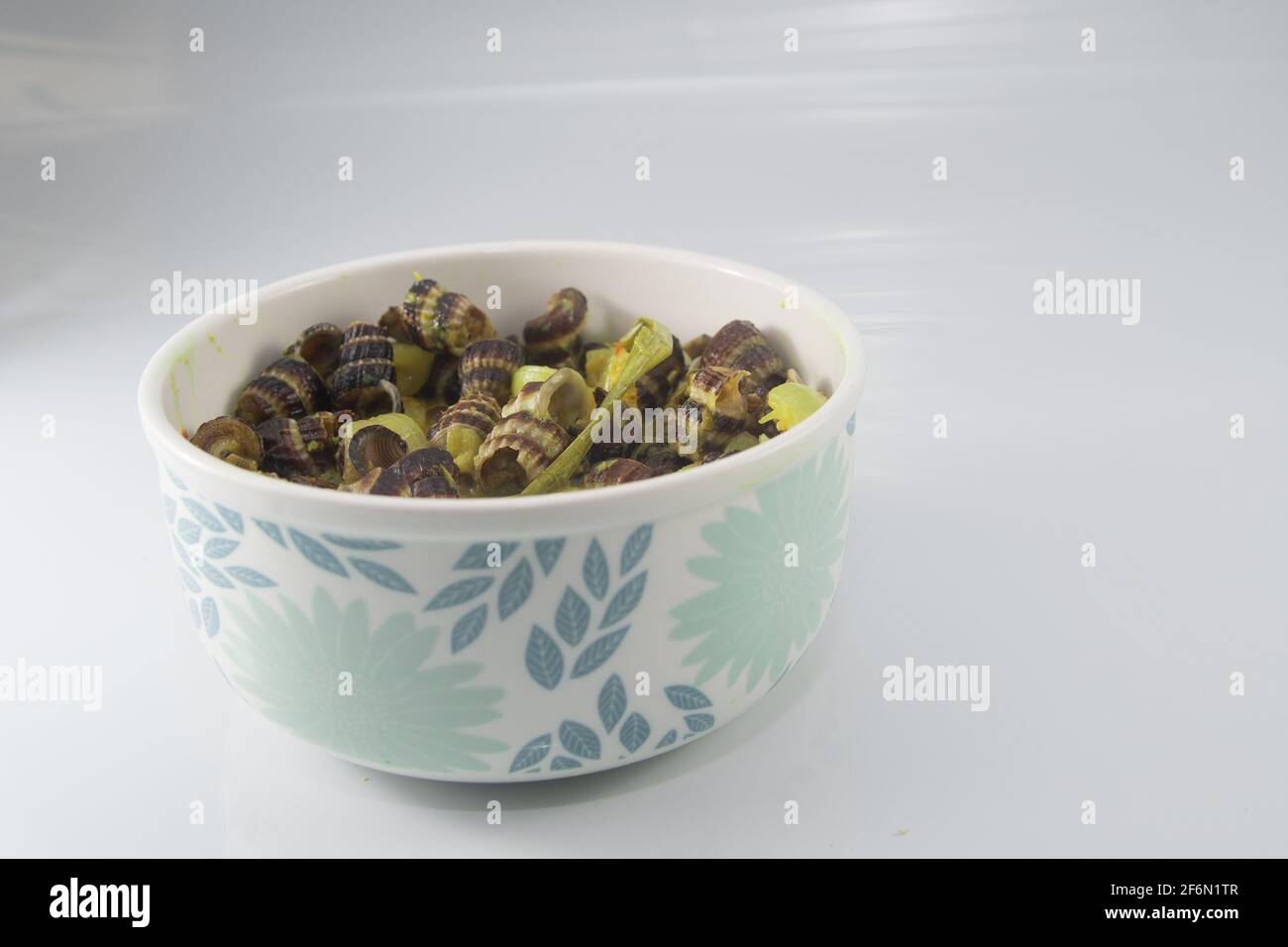 Sea snail traditional Malay dishes in coconut cream or ' Siput sedut