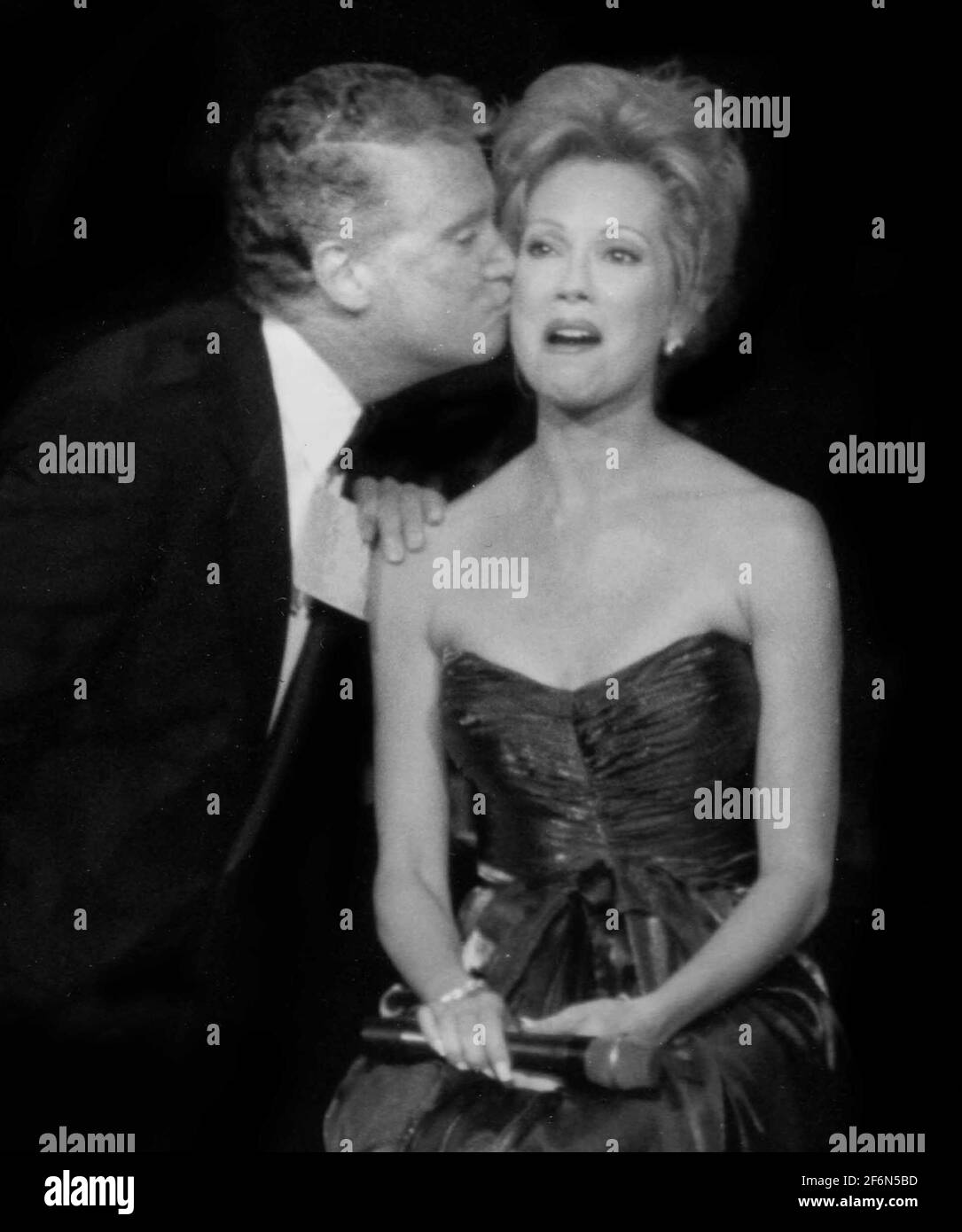Regis philbin and kathie lee gifford Black and White Stock Photos