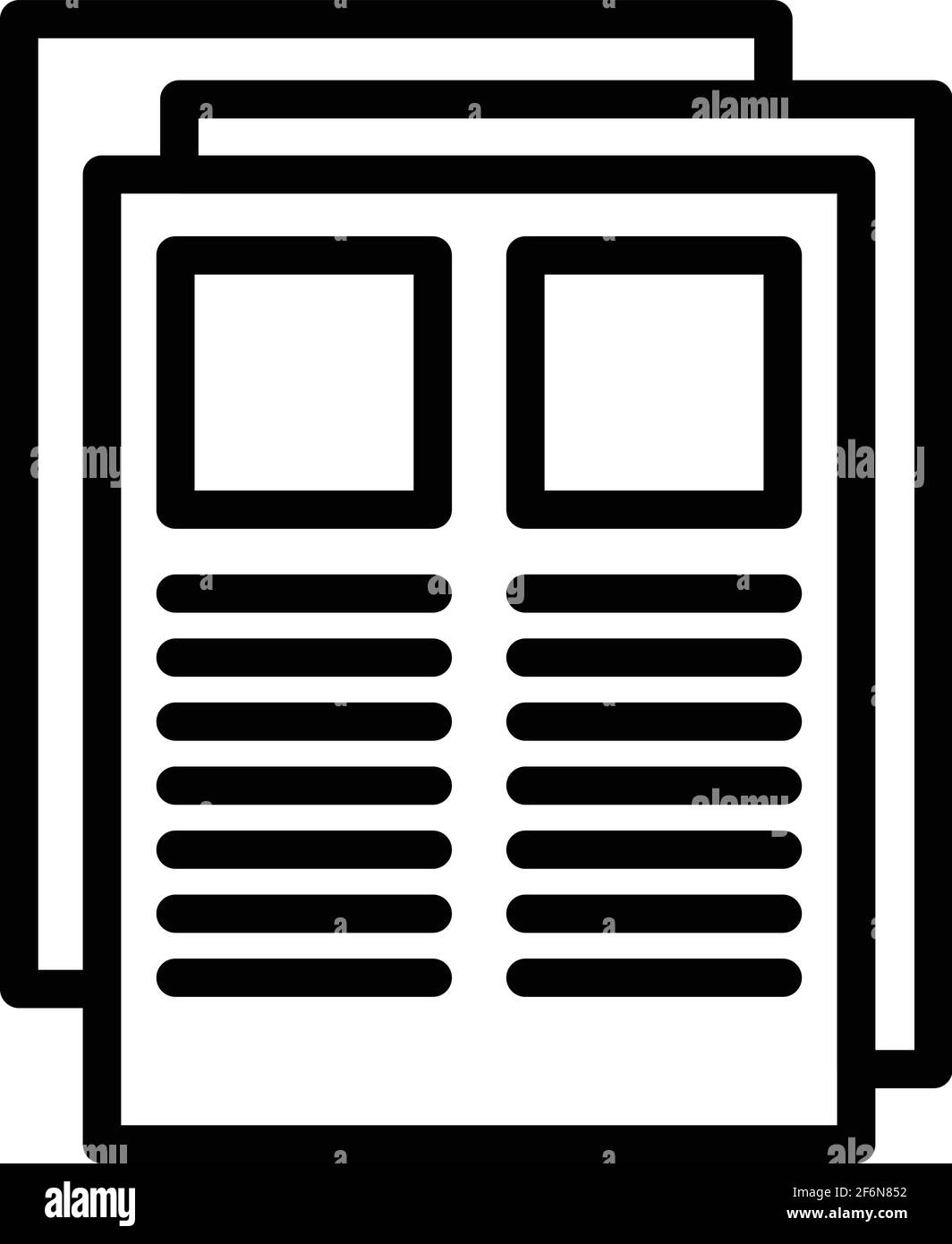 Engineering information icon. Outline engineering information vector ...
