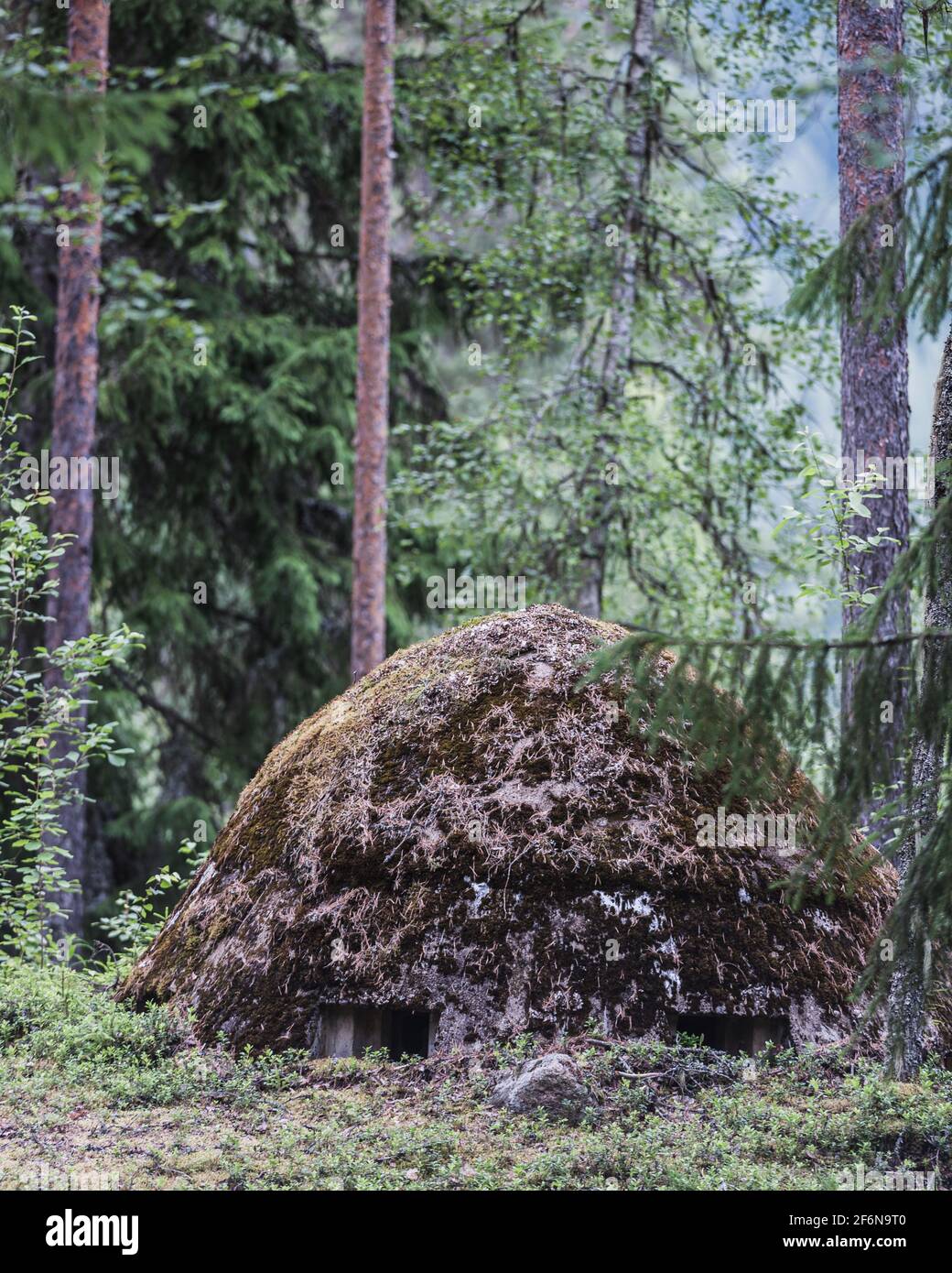 Skans 179, WW II defensive mound. The 