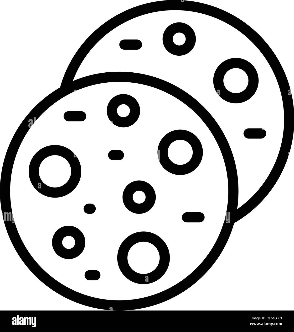 School biscuits icon. Outline school biscuits vector icon for web ...