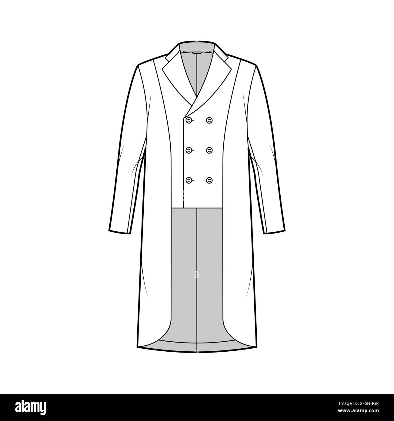 Horse riding jacket tuxedo technical 