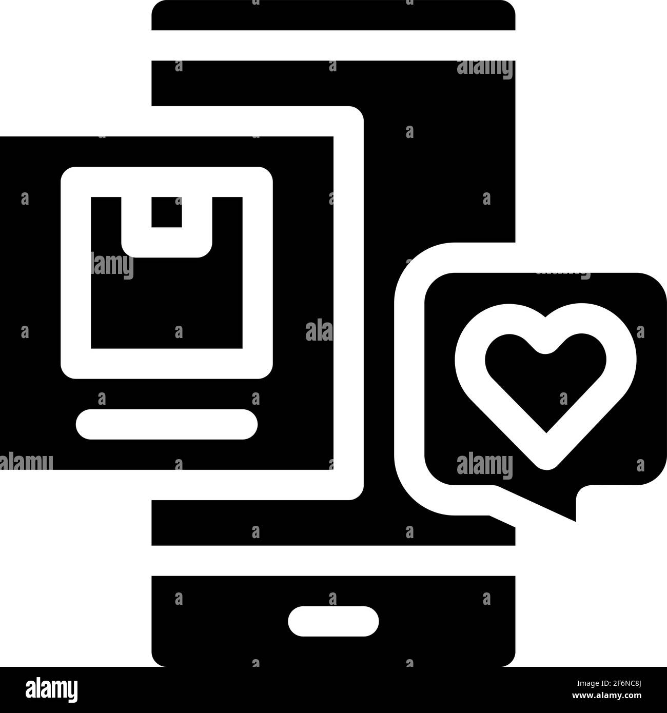phone app customer digital brand touchpoints icon vector glyph ...