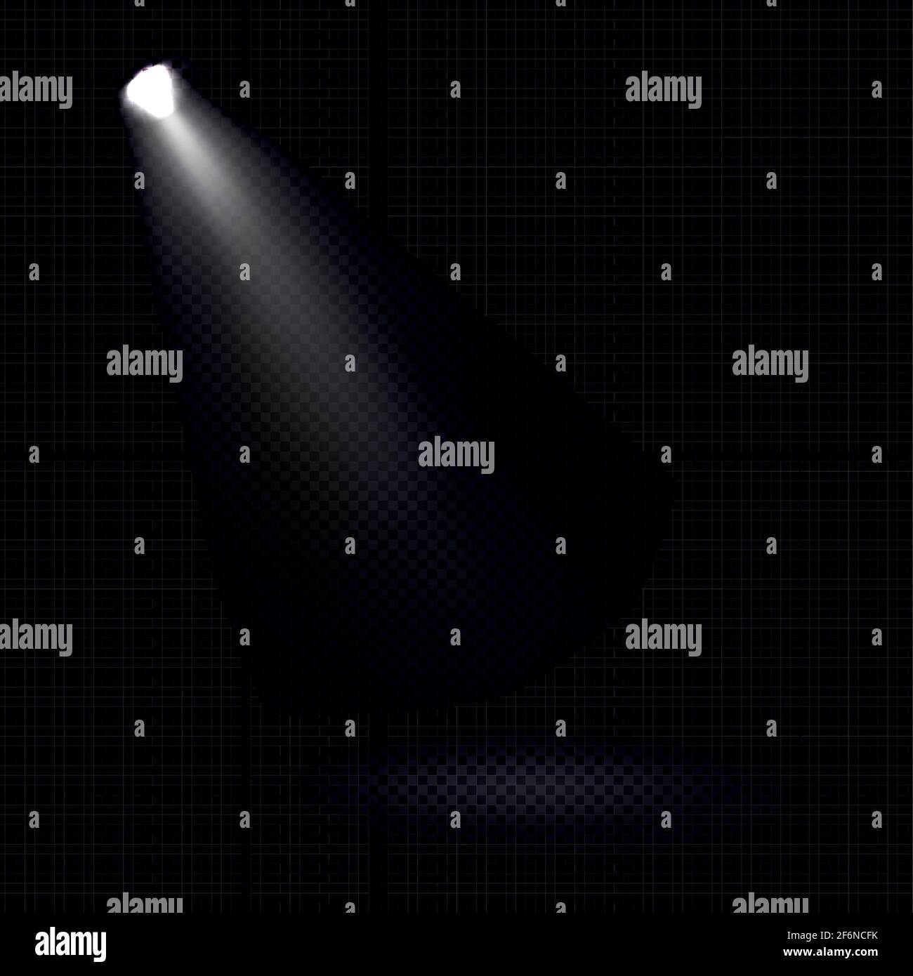 Realistic lighting, light rays on a dark background - Vector ...