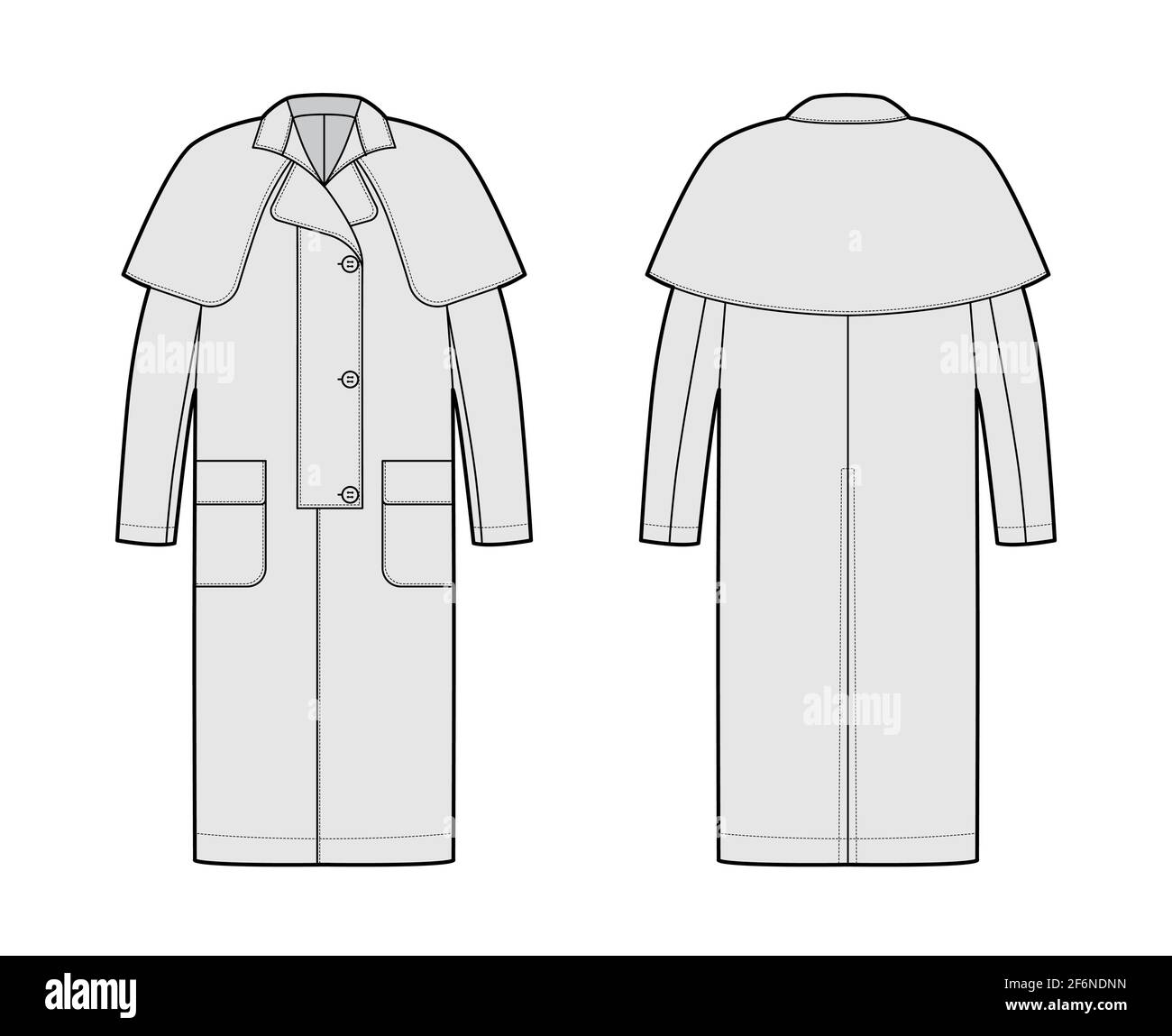 Premium Vector | Vector line art outline woman cape blazer collection for  size charts or size guide