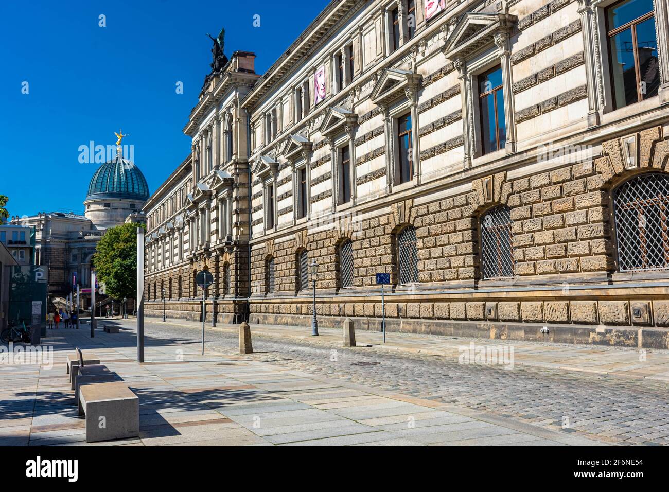 DRESDEN, GERMANY, 23 JULY 2020: palace of justice Stock Photo