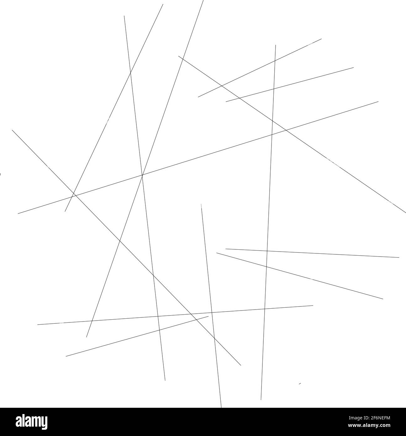 Random intersecting lines, stripes abstract geometric vector ...