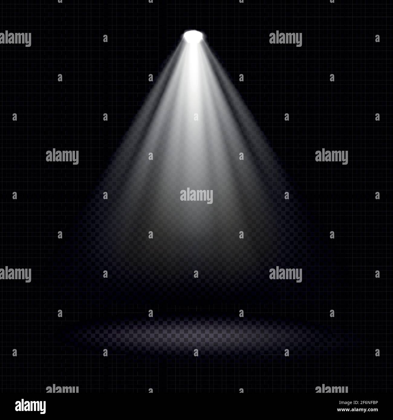 Realistic lighting, light rays on a dark background - Vector ...
