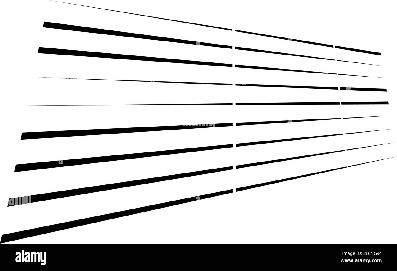Dynamic dashed lines, stripes. 3D Lines in perspective with gaps ...