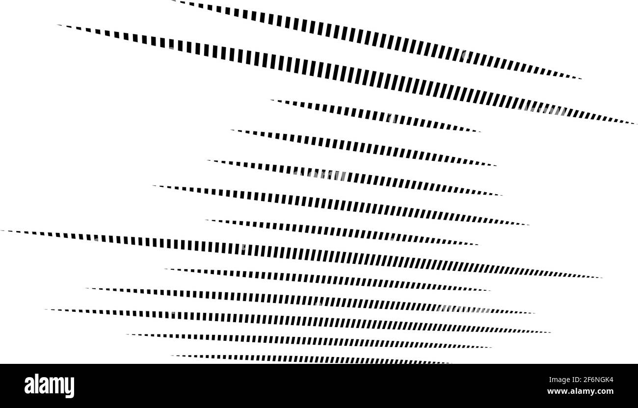 Dynamic dashed lines, stripes. 3D Lines in perspective with gaps ...